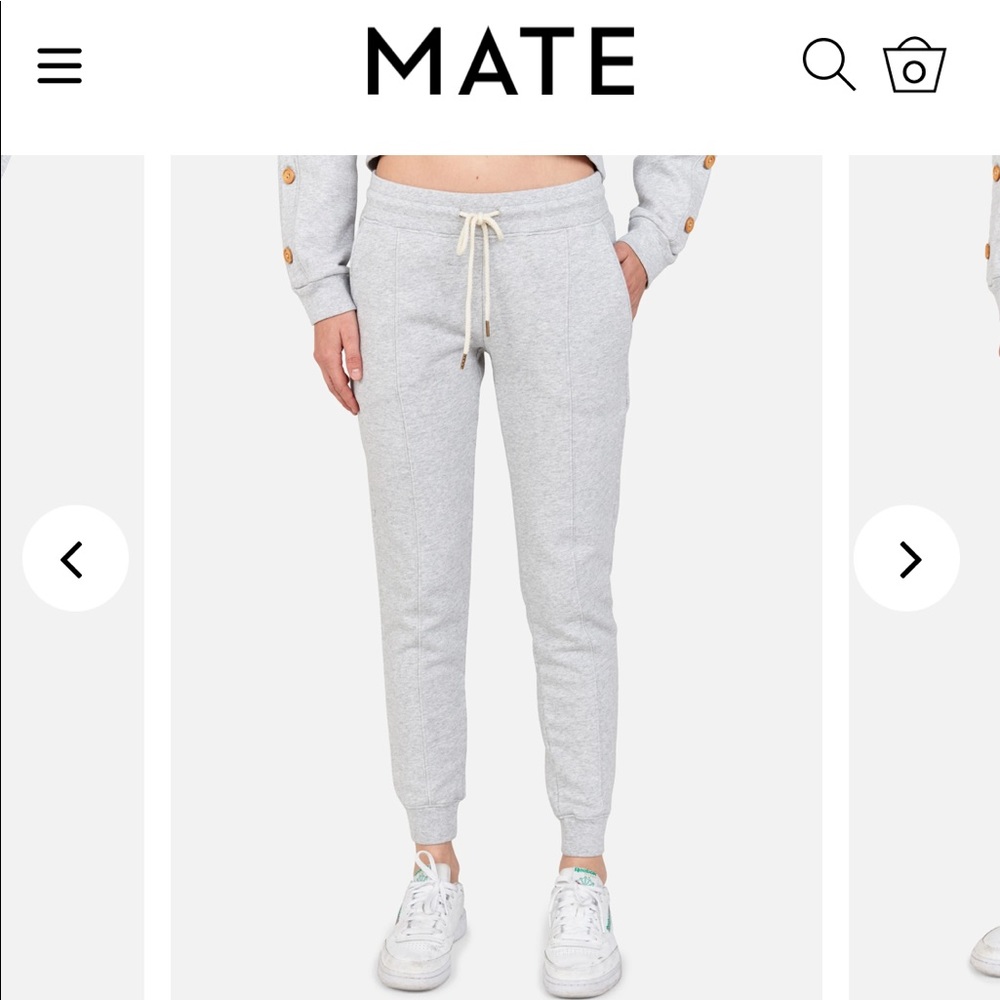 MATE The Label Fleece Front Seam Jogger